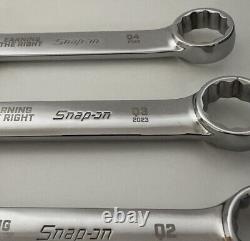 Snap-On Earning The Right Limited Edition 2023 Promotional Wrench Set Very Rare