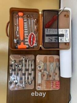 Snap-on lever case tool set, leather back, very rare limited collection Rare