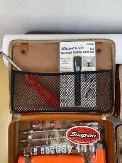 Snap-on lever case tool set, leather back, very rare limited collection Rare