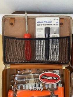 Snap-on lever case tool set, leather back, very rare limited collection Rare