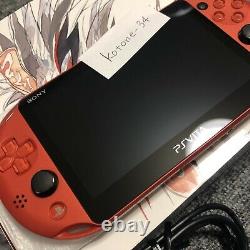 Sony PlayStation Vita SaGa SCARLET GRACE Limited Edition Metallic Red Very rare