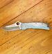 Spyderco Limited Herbst C53p Aluminum Discontinued Very Rare