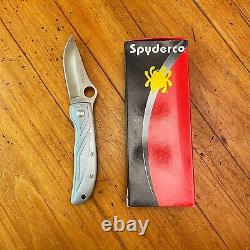 Spyderco Limited Herbst C53P Aluminum Discontinued Very Rare