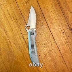 Spyderco Limited Herbst C53P Aluminum Discontinued Very Rare