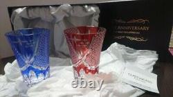 Subaru 60th Anniversary Limited Edition Faceted Glass Set, very rare item jdm