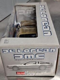 Sunstar DMC Delorean 118 Gold Limited Edition VERY RARE Boxed BRAND NEW Mint