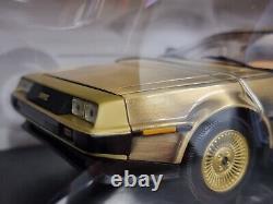 Sunstar DMC Delorean 118 Gold Limited Edition VERY RARE Boxed BRAND NEW Mint