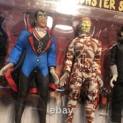 Svengoolie AUTOGRAPHED JSA Monster Set of 4 Figures VERY RARE LIMITED EDITION