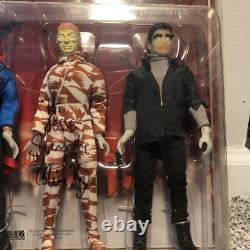 Svengoolie AUTOGRAPHED JSA Monster Set of 4 Figures VERY RARE LIMITED EDITION