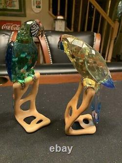 Swarovski Crystal Lovebirds-Produced 1 Year-Very Limited Production and Rare