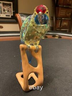 Swarovski Crystal Lovebirds-Produced 1 Year-Very Limited Production and Rare