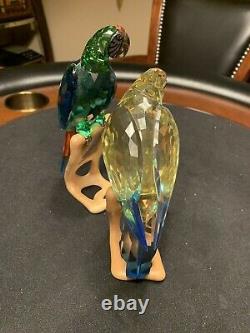 Swarovski Crystal Lovebirds-Produced 1 Year-Very Limited Production and Rare