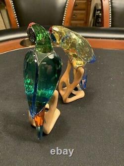 Swarovski Crystal Lovebirds-Produced 1 Year-Very Limited Production and Rare