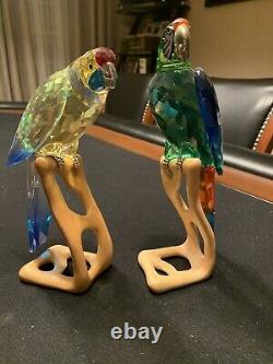 Swarovski Crystal Lovebirds-Produced 1 Year-Very Limited Production and Rare