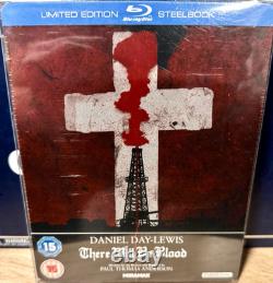 THERE WILL BE BLOOD Limited Ed STEELBOOK Factory Sealed OOP VERY RARE PTA withCASE