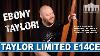 Taylor Guitars Limited Edition E14ce With Beautiful Ebony Back And Sides Very Rare
