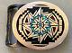 Tech Ether Guild Brass Turquoise Belt Buckle Tama Very Rare / Limited