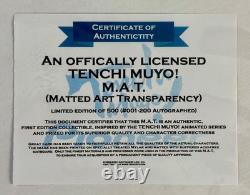 Tenchi Muyo! Limited Edition Pioneer Laser-MAT #175/500 Signed VERY RARE Print