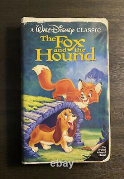 The Fox & The Hound 1994 Disney Black Diamond Classic VHS Very Rare, Pristine