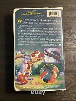 The Fox & The Hound 1994 Disney Black Diamond Classic VHS Very Rare, Pristine