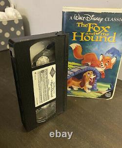 The Fox & The Hound 1994 Disney Black Diamond Classic VHS Very Rare, Pristine