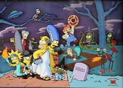 The Simpsons Animation Cel Limited Edition Treehouse Of Horror Coa Very Rare