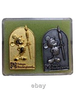 Tokyo Disneyland Casting Limited Badge Mickey Creative Design 1983 Very Rare