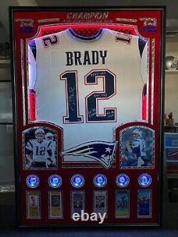 Tom Brady Auto Limited edition 10/112 withPats Lifetime Stats- Very Rare