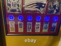 Tom Brady Auto Limited edition 10/112 withPats Lifetime Stats- Very Rare