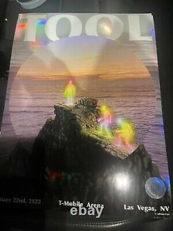 Tool poster Las Vegas NV T-Mobile Arena 1/22/22 Limited Edition Very Rare