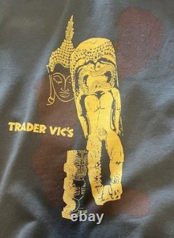Trader Vic's Zip-up TIKI HOODIE XL X-Large VERY RARE and HTF Limited