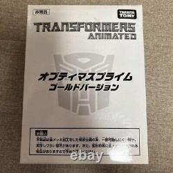 Transformers Animated Golden Optimus Prime Limited to 1000 with box very rare