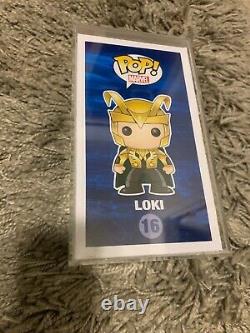 Ultra Rare Funko Pop Sdcc 16 Avengers Loki! Very Limited With Hard Case
