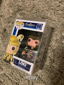 Ultra Rare Funko Pop Sdcc 16 Avengers Loki! Very Limited With Hard Case