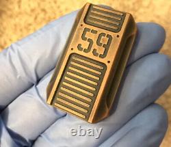 Used Wear Copper Shield Magnet Haptic Fidget Slider #59 Very Rare Limited EDC