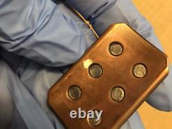 Used Wear Copper Shield Magnet Haptic Fidget Slider #59 Very Rare Limited EDC