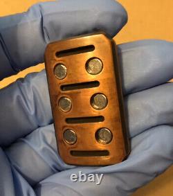 Used Wear Copper Shield Magnet Haptic Fidget Slider #59 Very Rare Limited EDC