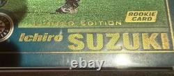 VERY RARE 2001 Topps #726 ICHIRO SUZUKI RC LIMITED EDITION PSA 6 /3905 Mariners