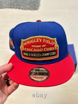 VERY RARE! 2016 Chicago Cubs World Series Champions 3 Hat Limited Edition Box