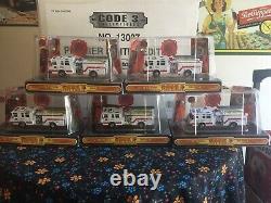 VERY RARE Code 3 #13007 Limited Edition Mesa Fire Department Quantum Pumpers set