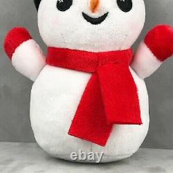 VERY RARE Disney Parks Wishables Christmas Snowman Plush Limited Holiday Release