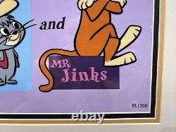 VERY RARE Hanna Barbera Limited Ed PIXIE & DIXIE & MR JINKS Title Card Sericel