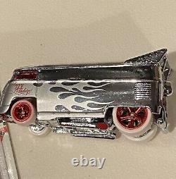 VERY RARE Hot Wheels 2009 Holiday Employee Car VW DRAG BUS MIT Loose with Card