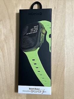 VERY RARE LIMITED 1st Edition NOMAD Apple Watch Sport FKM Band Glow 45/49mm