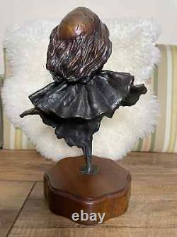 VERY RARE Limited Edition'Opening Night' Bronze Clown Sculpture by Paul Wegner