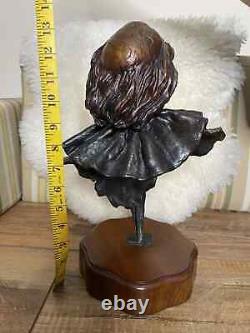 VERY RARE Limited Edition'Opening Night' Bronze Clown Sculpture by Paul Wegner