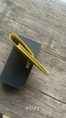 VERY RARE Montblanc Leather 3 Pen Pouch Case Box Sun Limited Edition