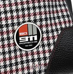 VERY RARE Porsche 911 LIMITED 60 Yr Leather Houndstooth Bag Duffle Authentic NEW