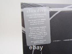 VERY RARE SLOWDIVE 1st PRESSING SILVER Limited Editon NEW Vinyl LP Signed Poster