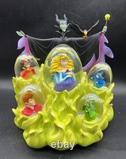 VERY RARE Snow Globe Disney Limited Edition 500 Sleeping Beauty Maleficent 2004